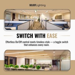 Solid Brass 3-Gang Toggle Switch – Satin Brass Finish