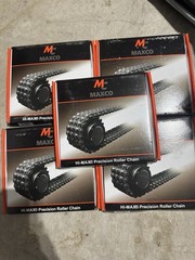 10 ft Senqcia 60SS Hi-Max Precision Roller Chain 60 RIV SUS 304 Stainless Steel.