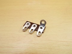 QTY6 PHENOLIC HD LARGE 3 LUG TERMINAL SOLDER STRIP 1 COMMON CHASSIS GROUND TAB