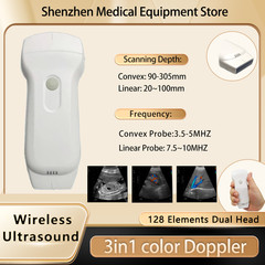 Portable Wireless Ultrasound Probe Scanner Support iOS Android Windows