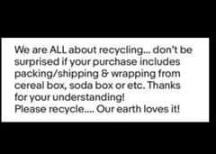 Sample Pack Of 12 Up-cy Unique Price Tags Merchandise Hang String SaveOurPlanet