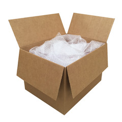 UOFFICE Heavy Duty Corrugated Boxes 24″x24″x24″ 275lb. Bundle of 10 Double Wall