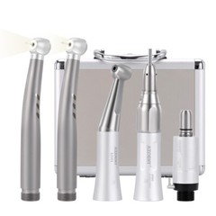 NSK Style Dental E-generator LED High Speed and Low Speed Handpiece Kit 2/4Holes