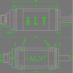 ER32 Spindle Unit Drilling Milling Boring Power Head 3000-8000rpm CNC Machine