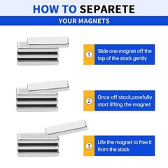 4-12 Neodymium Bar Magnets Rare Earth Rectangle Heavy Duty Powerful 60X10X3Mm