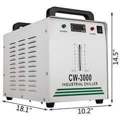 CW-3000 Industrial Water Chiller High Efficiency Cooling System Laser Engravers