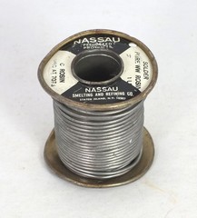 Spool Vintage Western Electric Nassau Rosin Core Solder