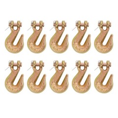 10 Pack Clevis Grab Hook G70 3/8” Chain Hook 26000LBS For Truck Trailer Rigging
