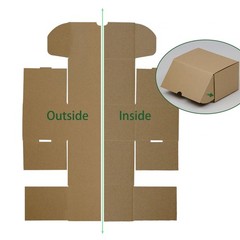 7x5x4 Inches Shipping Boxes Set of 25, Brown Corrugated Cardboard Box Literat…