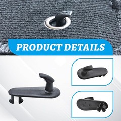 4PCS Car Floor Mat Clips, Car Mat Hook, Carpet Mat Fixing Buckles Hooks Replacem