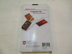 25 ID / Luggage PRICE Tag THERMAL Laminating Pouches Slotted Strap Office Depot