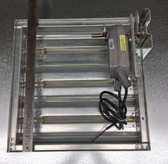Motorized Damper 18×18 Galvanized Metal With Honeywell Control