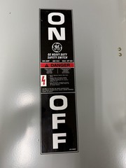 NEW GE THN3366 Non-fusible 600 AMP, Disconnect Safety Switch 3P, 600A, 600V, HD