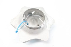 Durco 9-5/8in 6-vane Stainless Pump Impeller