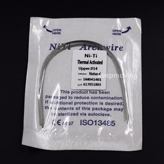 10 Pcs Dental Ortho Niti Thermal Activated Round Natural Arch Wire Form All U/L