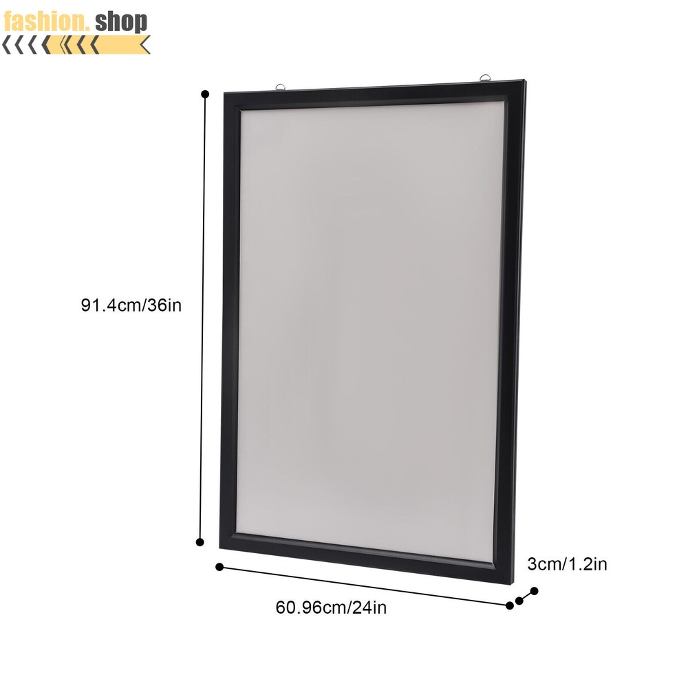 24×36″ / 18×24″ LED Backlit Movie Poster Art Picture Frame Light Box Wall Mount