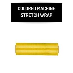 Machine Stretch Wrap 20″ x 5000′ 80 Gauge Dark Yellow Shrink Flim 1 Roll