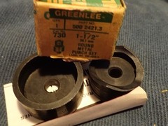 Vintage Greenlee Radio Chassis Punch Lot 12 Pc No 730 Punches Electrician Tools