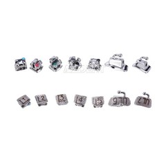 AZDENT Dental Orthodontic Metal Self-Ligating Brackets Roth 0.022″ 345 hooks