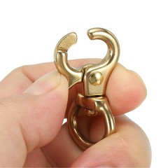 4pcs Lobster Clasp Keychains 2/1″ Round Clasps Swivel Trigger Snap Hook