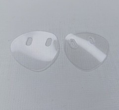 1 Pair Gateway AT1 Side Shields Clear Slip On Glasses For Safety