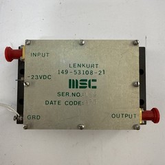 Lenkurt MSC 149-53108-21 RF Microwave Telecom Module -23VDC Used Working