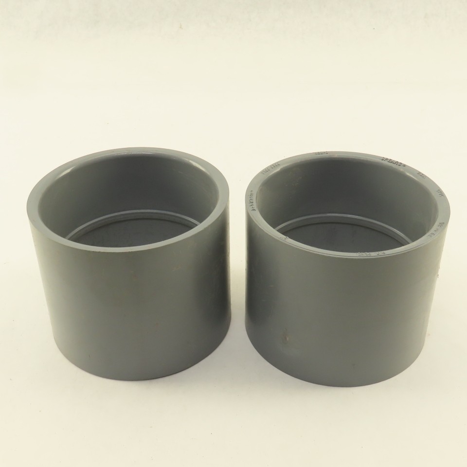 Spears P100-030C LabWaste 3″ CPVC Slip Coupling Pipe Fitting Lot Of 2