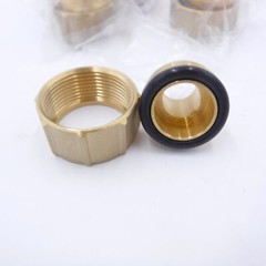 4 Pack 1-1/2″ FNPT x 3/4″ Pex Brass Female Swivel Adapter