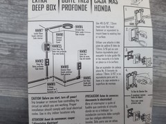 Wiremold White, Extra Deep Switch/Outlet Box, NMW35 [94]
