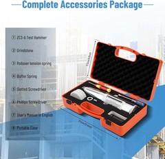 Portable Concrete Rebound Hammer Tester Resiliometer Test Meter Tool 10-60Mpa,US