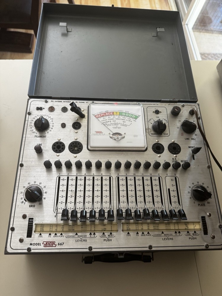 EICO 667 Tube Tester, Unsure Of Year For Production Model, Tested For Power On