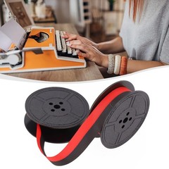 Nylon Typewriter Ribbon Set Easy to Install and Replace Red and Black Ink