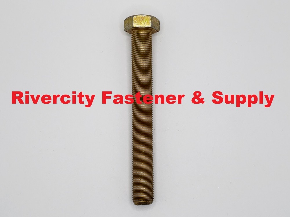 1/2-20×4 Tap Bolt Grade 8 Hex Head Screw 1/2x20x4 Full Thread bolt 1/2 x 20 x 4