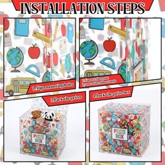 Treasure Chest Box for Classroom Decorations Acrylic Prize Container…
