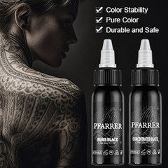 Tattoo Ink Black 1oz(30ml) Vegan-Friendly Standard Pigment Supplies