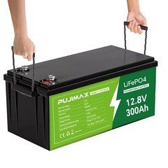 12V 300AH LiFePO4 Lithium Battery Built-in BMS Deep Cycle for Solar RV Off-grid