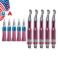 NSK Stye Dental Slow Low Speed Handpiece Straight/Contra Angle/Air Motor 4H Pink