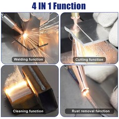 1500W Reci 4 IN 1 Laser Welder Laser Welding Cutting Cleaning Machine Handheld