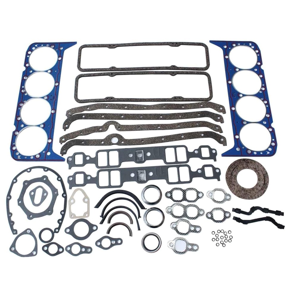 Full Set Overhaul Gasket Set Compatible for SBC 283 302 307 327 350 5.7L 2 PC