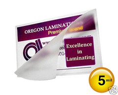 Hot Laminating Pouches for Prayer Cards [50/pk] 5 Mil 2-3/4 x 4-1/2, 2.75 x 4.5