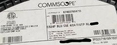 Commscope CS24P 24/4P Cat5E F/UTP WebTrak Plenum Shield Network Cable Blue/100ft