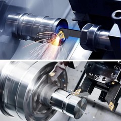 21 PCS Kit,Indexable Lathe Turning Tool,1/2″ 12Mm Shank,7Pcs Metal Lathe Cutting