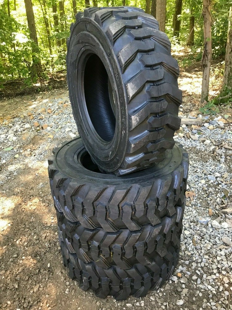 4 NEW 10-16.5 Skid Steer Tires -10X16.5 – fits Bobcat