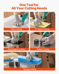 Hot Knife Foam Cutter, 200W Electric Foam Cutting Tool, 122℉ – 932℉ Adjustable S