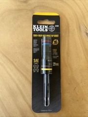 Klein Tools Quad Socket, 4 Sizes in 1, 4-in-1 Color Coded SAE / Impact Rated New