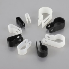 PLASTIC NYLON P CLIPS/CLAMPS FOR FIXING PIPE TUBE WIRE CABLE HOSE MOUNTING PA66