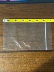 100 Clear Plastic APPLE BAGS 4.0 “x 6.0”