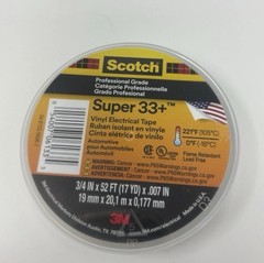 Scotch 3M Super 33+ Vinyl Electrical Tape 06133 ✅52ft ✅40 Rolls – BLACK
