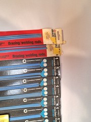 Large lot of Nickel Silver Brazing / Welding Rods
