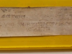 VR/Wesson VRG3047R VR527 GRADE 8 NEW R/H GROOVING INSERTS Carbide LOT1173